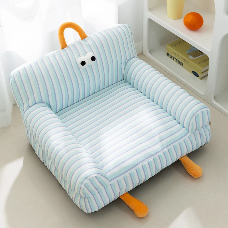 Washable and Detachable Dog Sofa | Dog Lazy Sofa with Big Eyes
