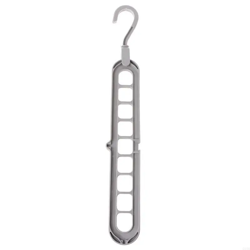 3D Space Saving Clothes Hanger With Hook Cabinet and 360 Rotation