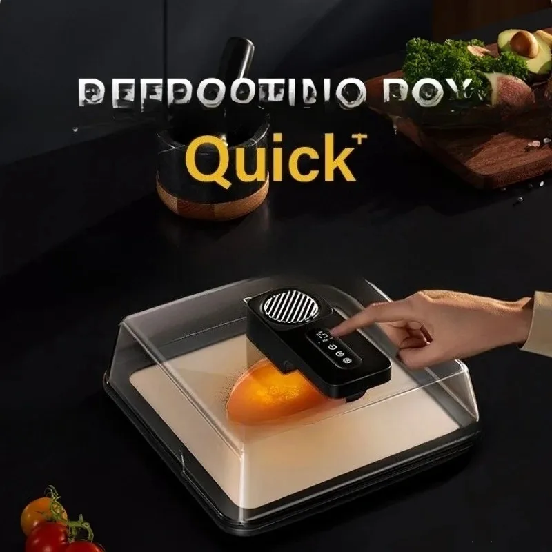 KAYUSO Meat Defrosting Tray | Quick Frozen Meat Defrost Plate with Type C Charging | Timeable Thawing Box for frozen food such as Steak, Chicken, Fish, Shrimp and Seafood - Image 2
