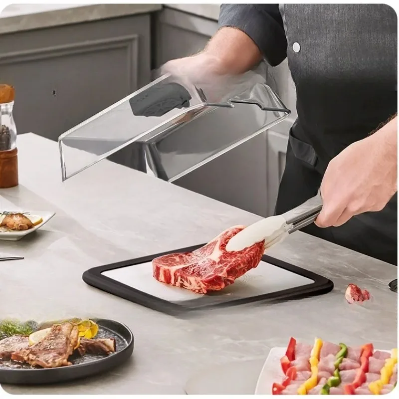 KAYUSO Meat Defrosting Tray | Quick Frozen Meat Defrost Plate with Type C Charging | Timeable Thawing Box for frozen food such as Steak, Chicken, Fish, Shrimp and Seafood - Image 3