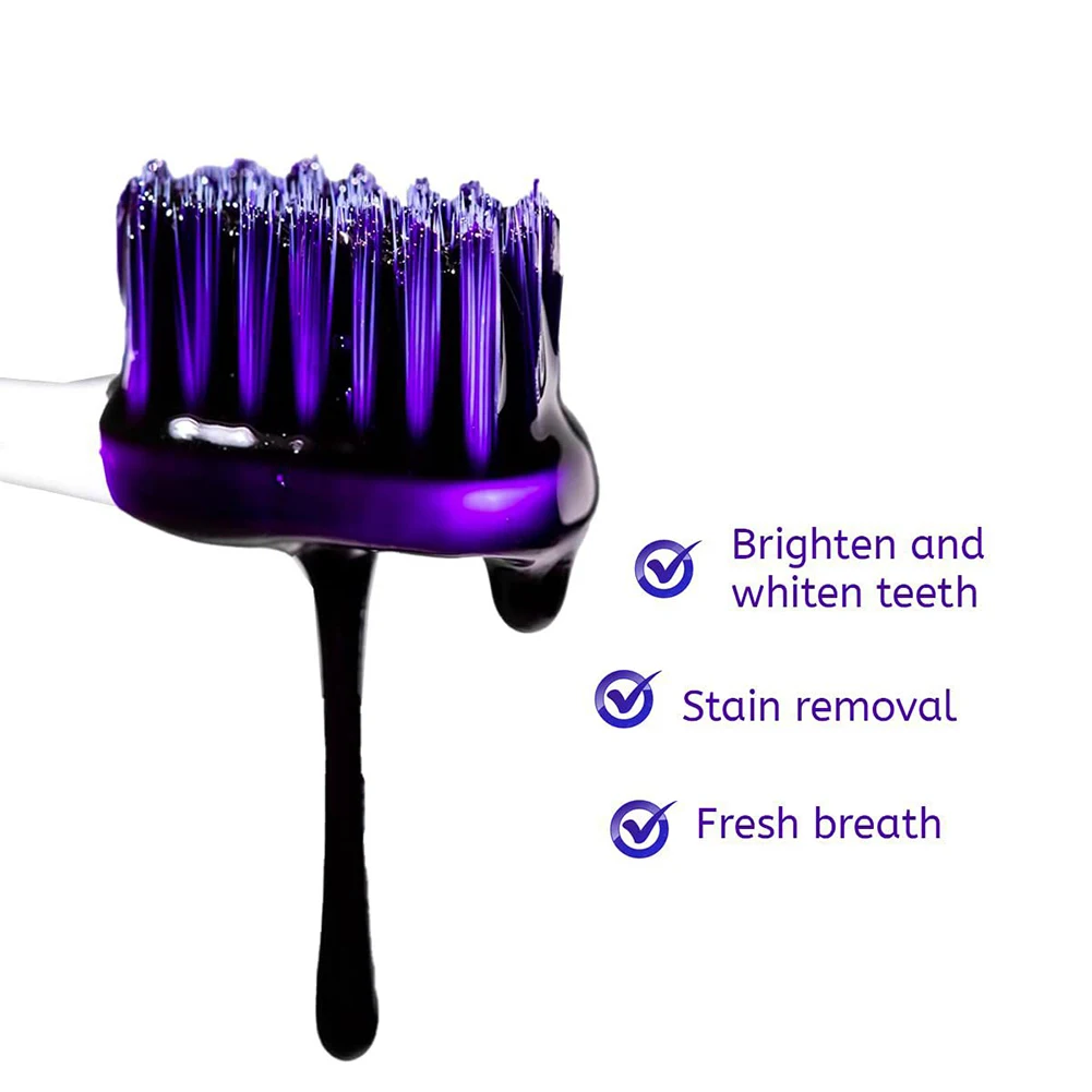 Teeth Whitening Serum | 2 Bottles Glory Shine V34 Colour Corrector | Oral Essence Mousse Toothpaste - Image 6